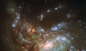 Hubble Space Telescope Takes Spectacular Image of Two Galaxies Merging