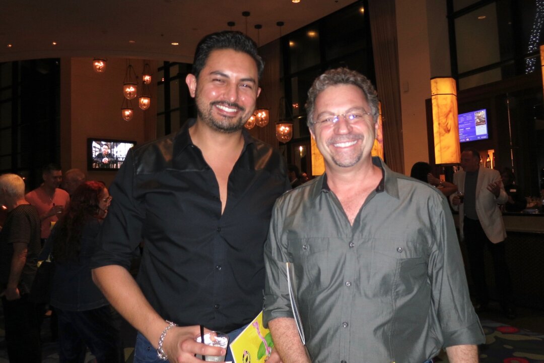 Josue Diaz loved the spiritual side of Shen Yun, "the idea of light behind every single aspect.” He attended the Au-Rene Theatre, Broward Center for the Performing Arts on Jan. 9, 2016, with Paul Lambrakisn. (Sally Sun/Epoch Times)