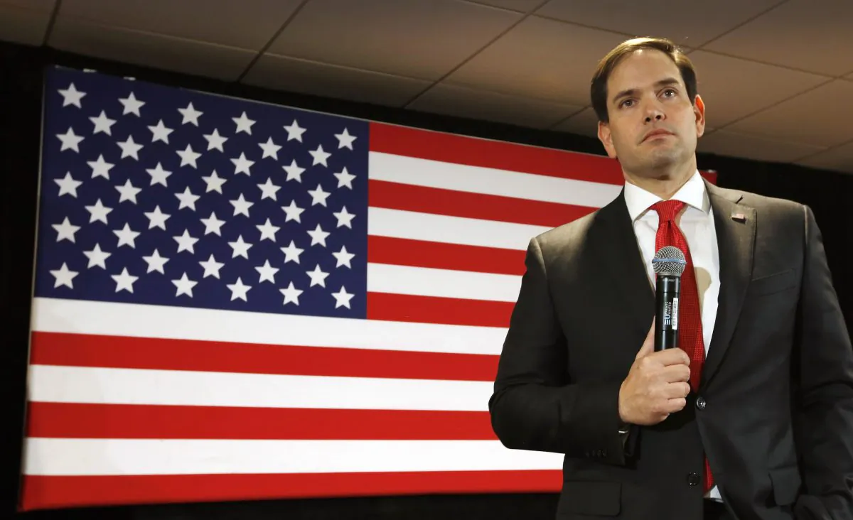 Republican presidential candidate, Sen. Marco Rubio, R-Fla. listens to a question during a town hall campaign stop, Friday, Jan. 8, 2016, in Concord, N.H. (AP Photo/Jim Cole)