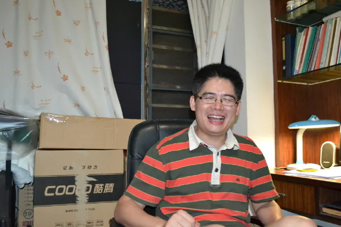 Zeng Feiyang, director of Panyu Workers Center, in an undated photo. (Weibo.com)