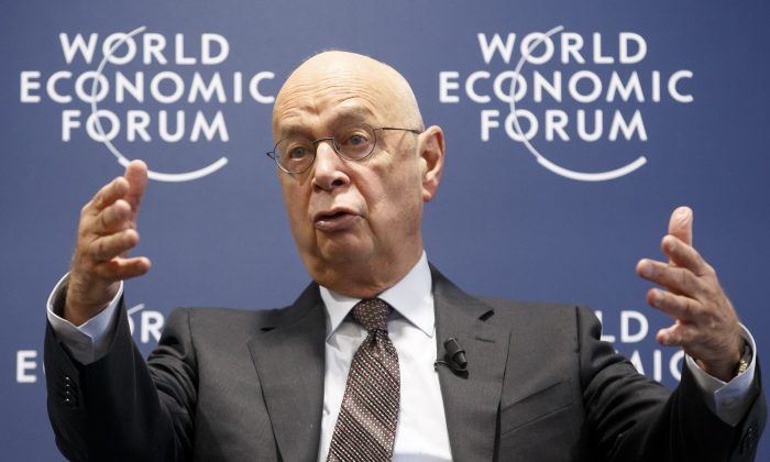 German Klaus Schwab, founder and president of the World Economic Forum, WEF, speaks during a press conference in Cologny near Geneva, Switzerland, Wednesday, Jan. 13, 2016. The World Economic Forum unveiled the program for its annual meeting in Davos, including the key participants, themes and goals. The overarching [...]</body></html>