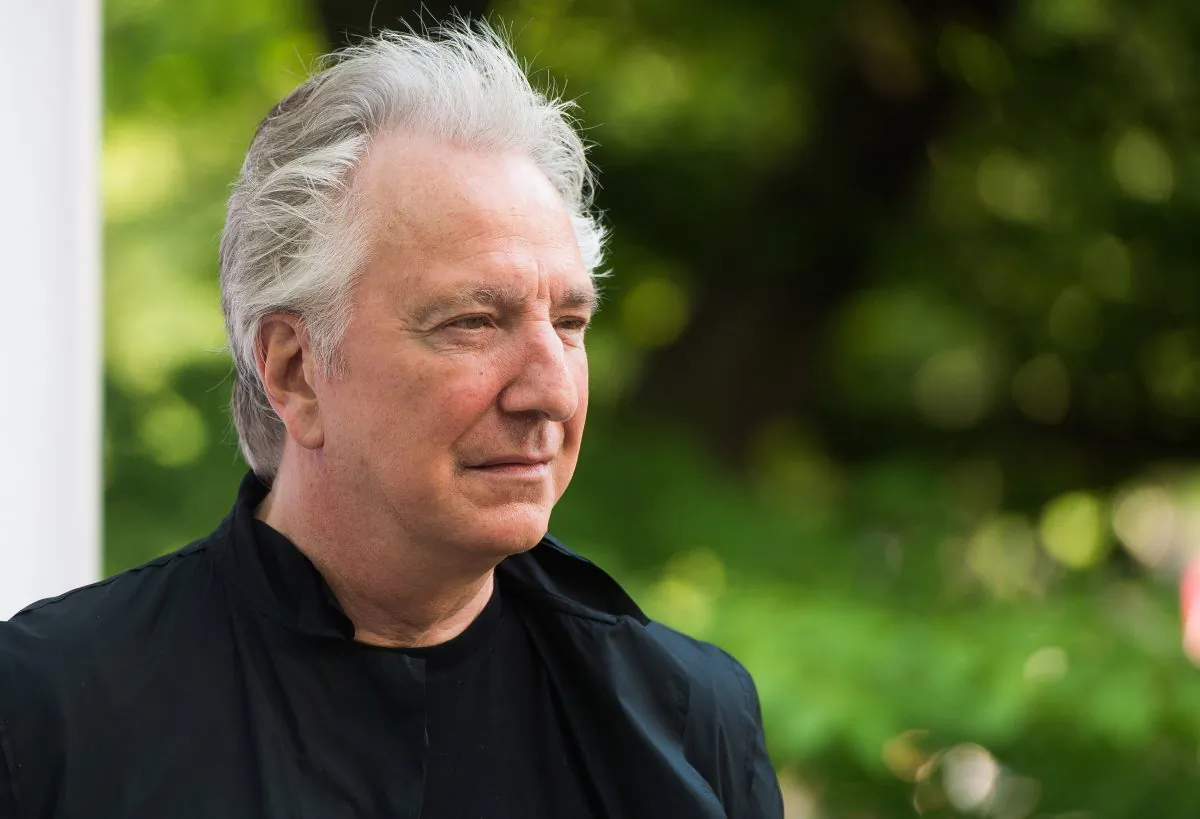 In this Tuesday, June 9, 2015 file photo, actor Alan Rickman attends The Public Theater's Annual Gala at the Delacorte Theater in Central Park, in New York.  British actor Alan Rickman, whose career ranged from Britains Royal Shakespeare Company to the Harry Potter films, has died. He was 69.  Rickmans family said Thursday, Jan. 14, 2016 that the actor had died after a battle with cancer.  (Photo by Charles Sykes/Invision/AP, File)
