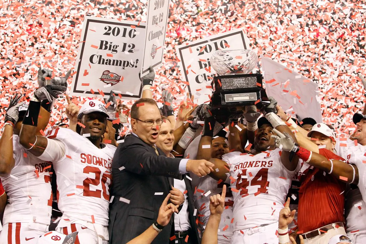 The last time the Big 12 held a title game was in 2010 when Oklahoma beat Nebraska 23–20 in the Cornhuskers final game before moving to the Big Ten. (Tom Pennington/Getty Images)