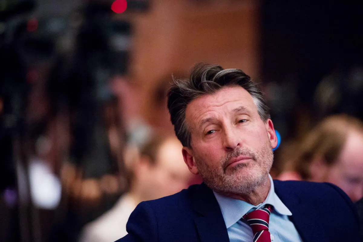 Sebastian Coe, International Association of Athletics Federations (IAAF) president, at a press conference on the report of the World Anti-Doping Agency (WADA) concerning allegations of widespread doping in International Atheltics, in Unterschleissheim, near Munich, southern Germany, on Jan. 14, 2016. (Lukas Barth/AFP/Getty Images)