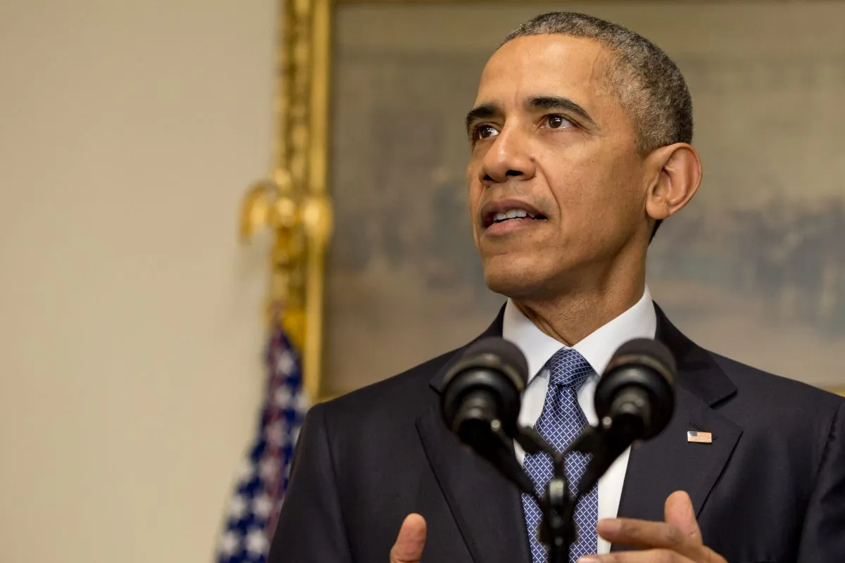 President Barack Obama speaks in the Cabinet Room of the White House in Washington, D.C., on Dec. 12, 2015. The president on Saturday, Jan. 16, 2016, proposed a set of changes to the U.S. unemployment insurance system that he says would offer more security to out-of-work Americans and encourage experienced workers to rejoin the workforce, even if it means taking a pay cut. (AP Photo/Jacquelyn Martin)
