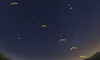 All Five Bright Planets Come Together in the Morning Sky