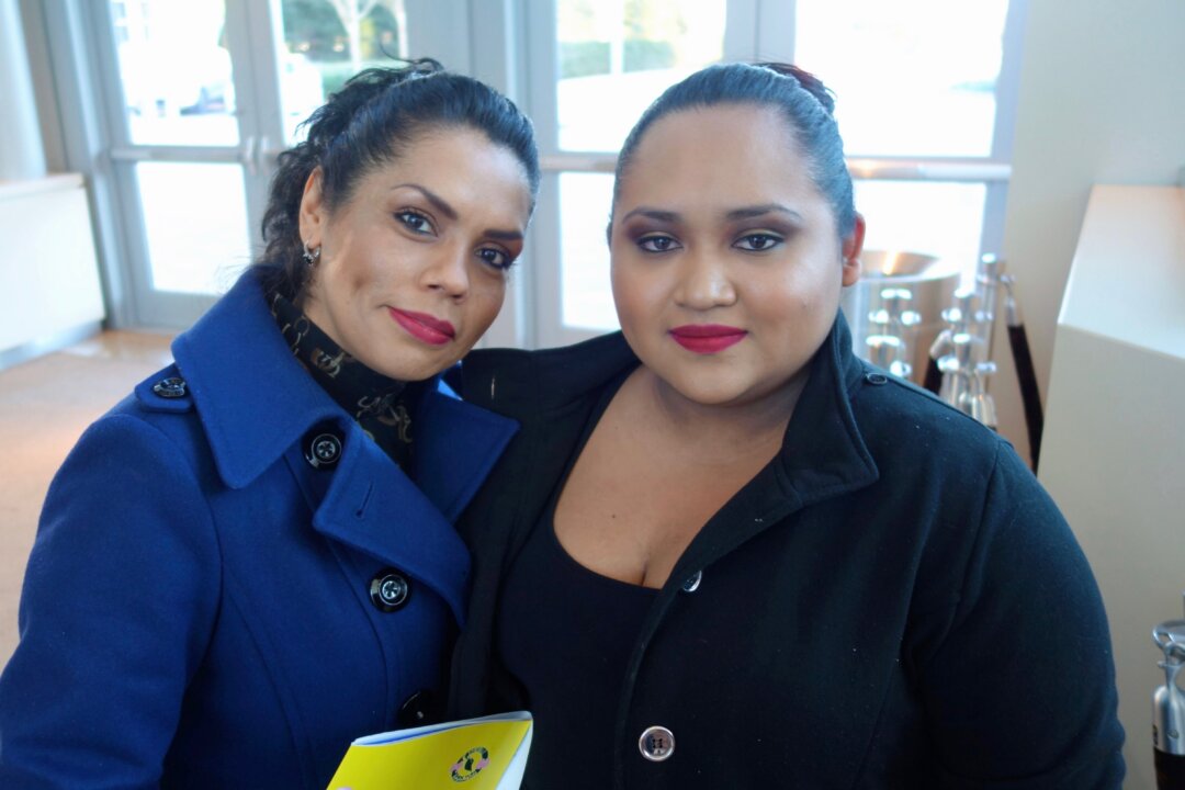 Ms. Yesenia Ramirez and her niece, Ms. Samantha Loyo, attended the Shen Yun performance at Cobb Energy Performing Arts Centre in Atlanta on Jan. 17, 2016. (Mary Silver/Epoch Times)