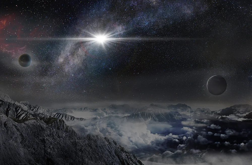 An artist's impression of the record-breakingly powerful, superluminous supernova ASASSN-15lh (Beijing Planetarium / Jin Ma)