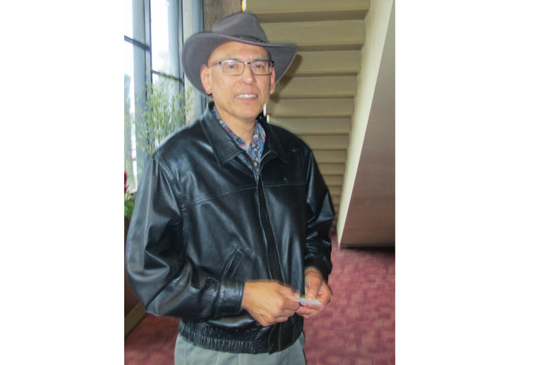 Stan Medina enjoyed the energy and movements of Shen Yun Performing Arts dancers in Fresno on Jan. 17, 2016. (Steve Ispas/Epoch Times)