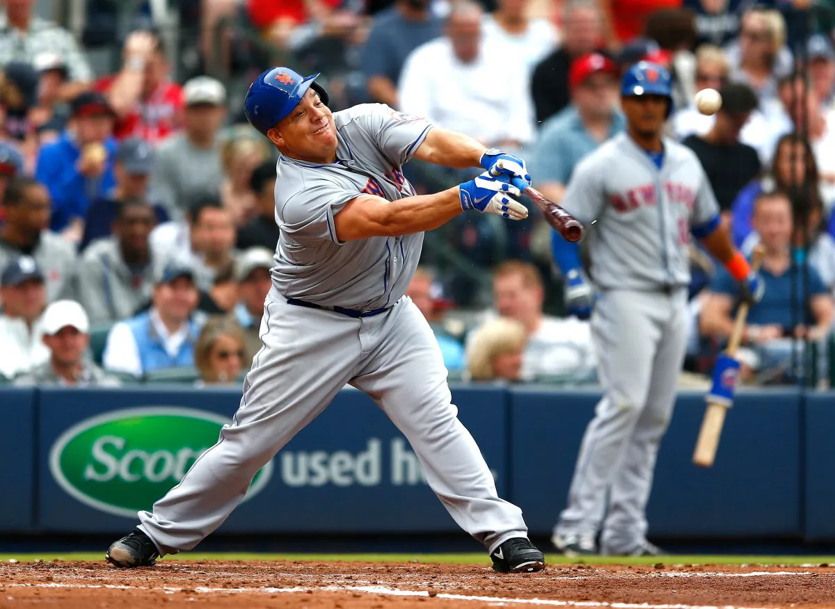 Without the DH rule we wouldn't get to watch Bartolo Colon attempt to hit. (Kevin C. Cox/Getty Images) 