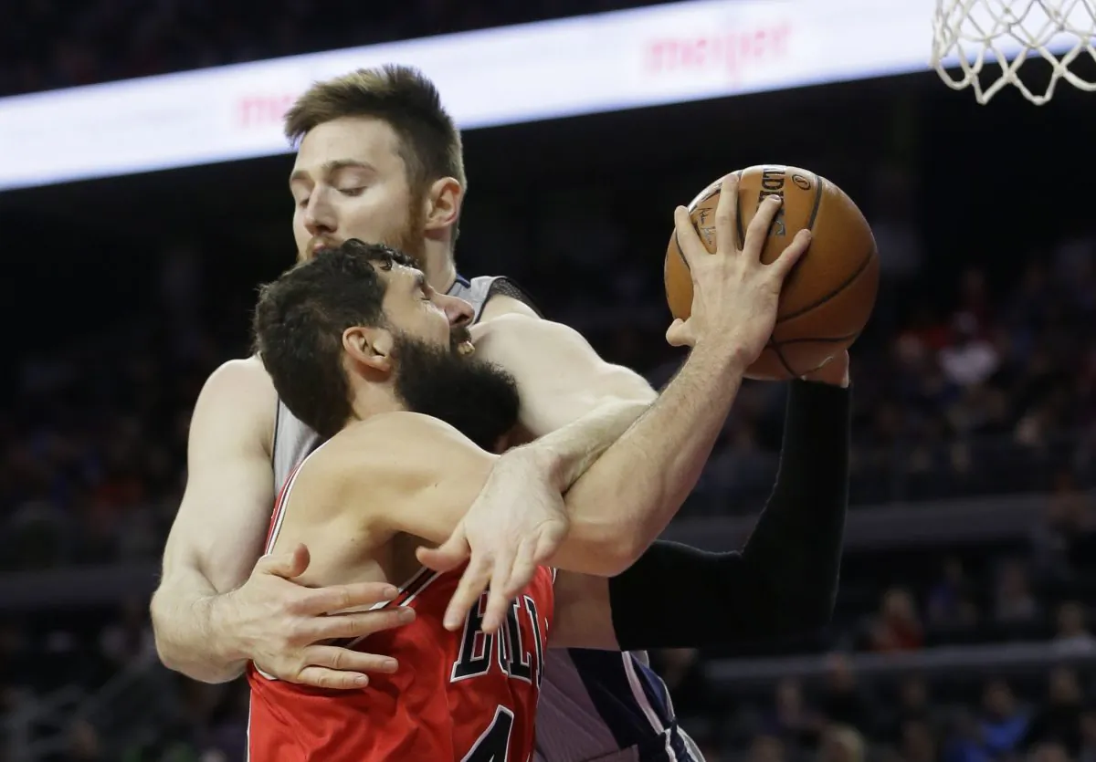 Originally an unintended part of the game of basketball fouls have become a major part of strategy. (AP Photo/Carlos Osorio)