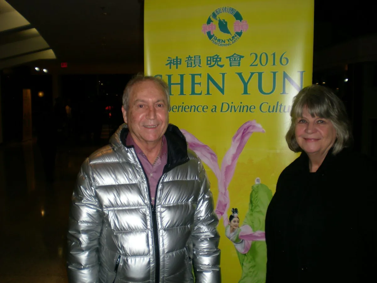 Ceasar Correia and Carolyn Willmore took in Shen Yun's opening night performance at Vancouver's Queen Elizabeth theatre on Jan. 22, 2016. (Ryan Moffatt/Epoch Times)