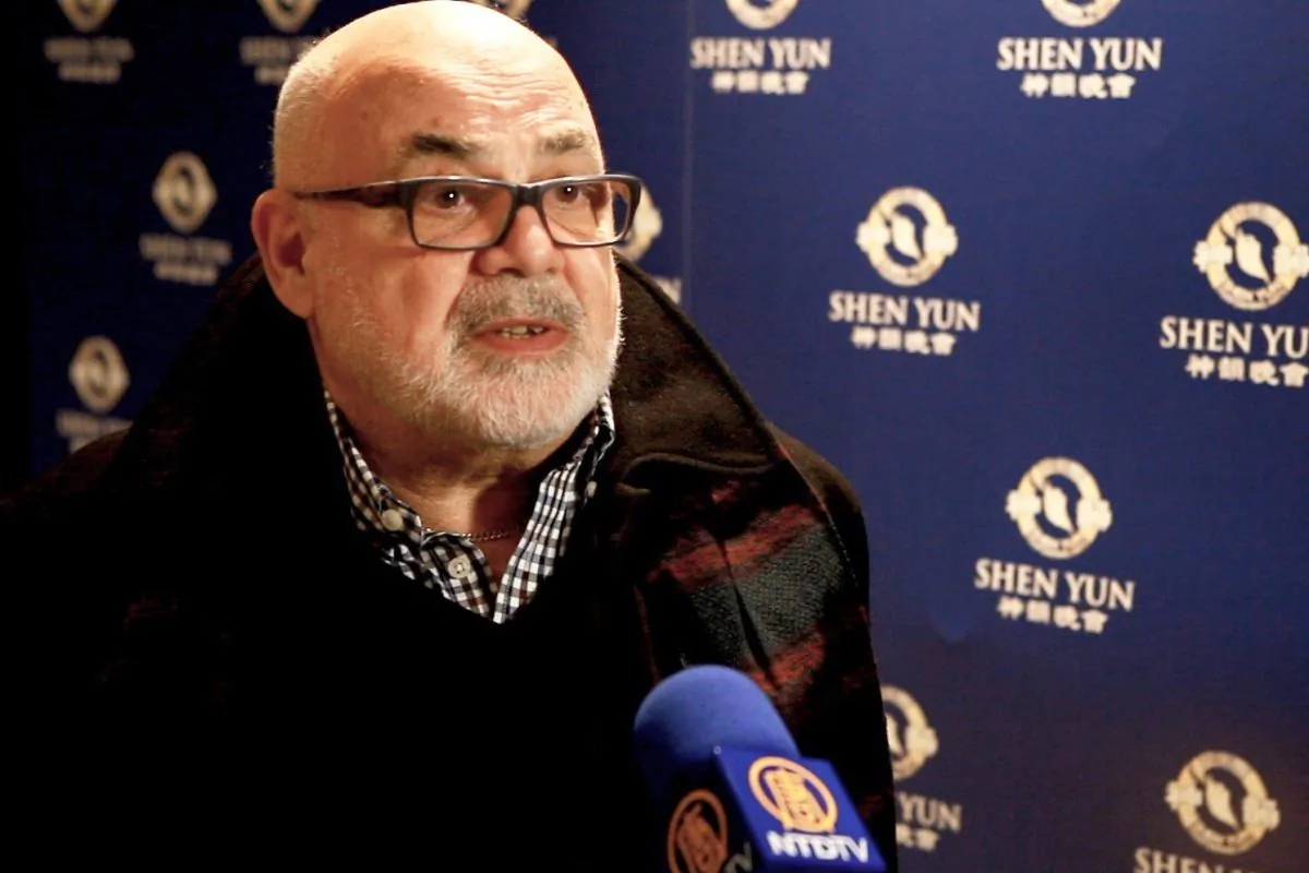 Phil Backman after the Shen Yun Performing Arts performance at the Queen Elizabeth Theatre, on Jan. 22, 2016. (Courtesy of NTD Television)