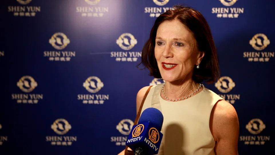 test

Gisela Hartges at the Shen Yun Performing Arts performance at the Queen Elizabeth Theatre on Jan. 23, 2016. (NTD Television)