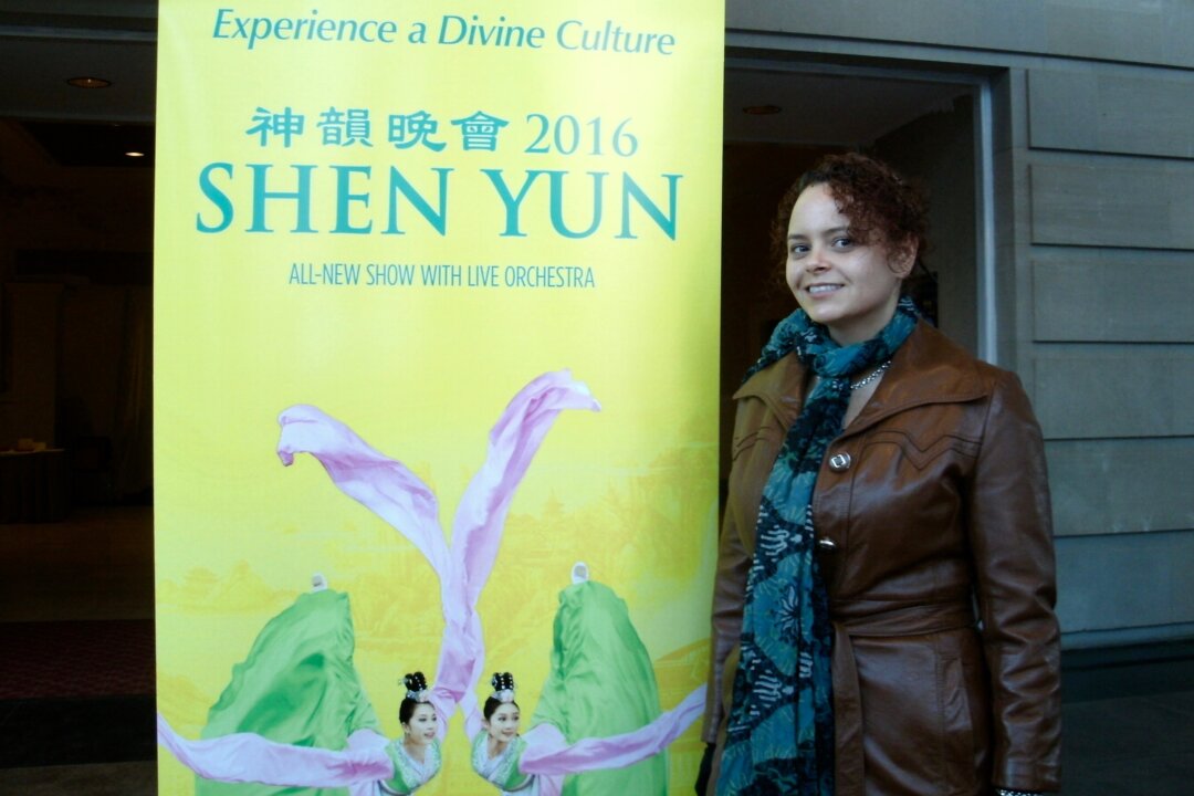 Mindy Morgan felt China's divinely inspired culture come to life through Shen Yun Performing Arts at the Duke Energy Center for the Performing Arts on Jan. 24, 2016. (Xiaoxu Lin/Epoch Times)