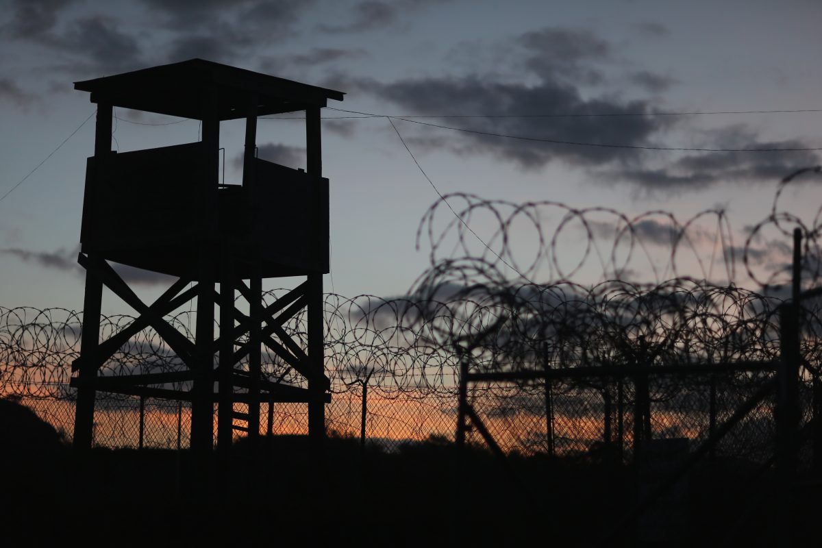 A watch tower is seen in the currently closed Camp X-Ray which was the first detention facility to hold "enemy combatants" at the U.S. Naval Station in Guantanamo Bay, Cuba, on June 27, 2013. (Joe Raedle/Getty Images)