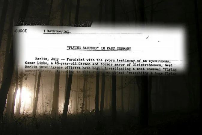 A declassified CIA document. (Public Domain) Background: (Glenneroo/iStock)