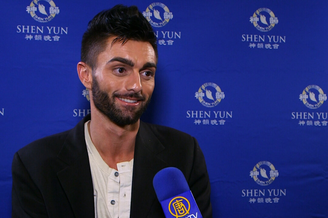 Paddy Brannigan enjoyed Shen Yun Performing Arts at the California Center for the Arts on Jan. 28. (NTD Television)