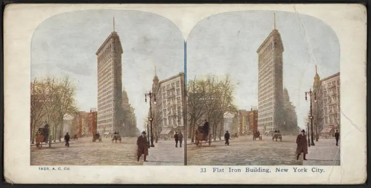 Flat Iron Building, New York City in 1925. (NYPL)