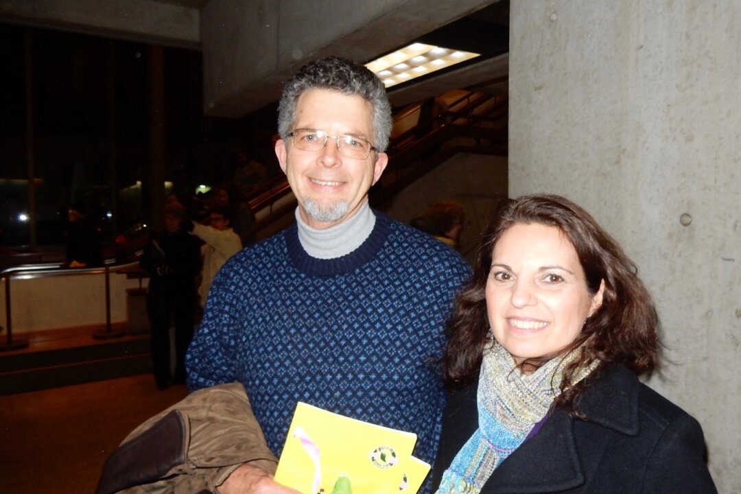 Richard and Paula Burke were fascinated at Shen Yun Performing Arts at The Oncenter Crouse Hinds Theater, on Jan. 29, 2016. (Weiyong Zhu/Epoch Times)