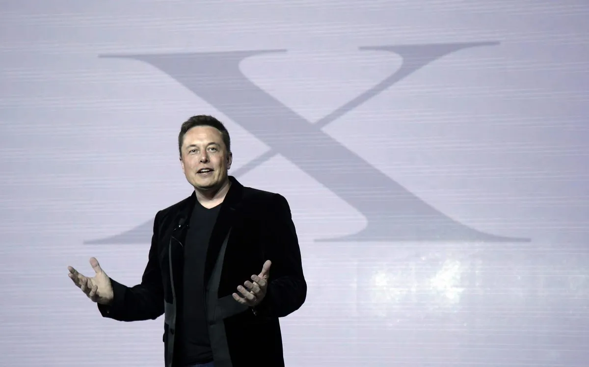 In a Tuesday, Sept. 29, 2015 file photo, Elon Musk, CEO of Tesla Motors Inc., at the company's headquarters, in Fremont, Calif. (AP Photo/Marcio Jose Sanchez)