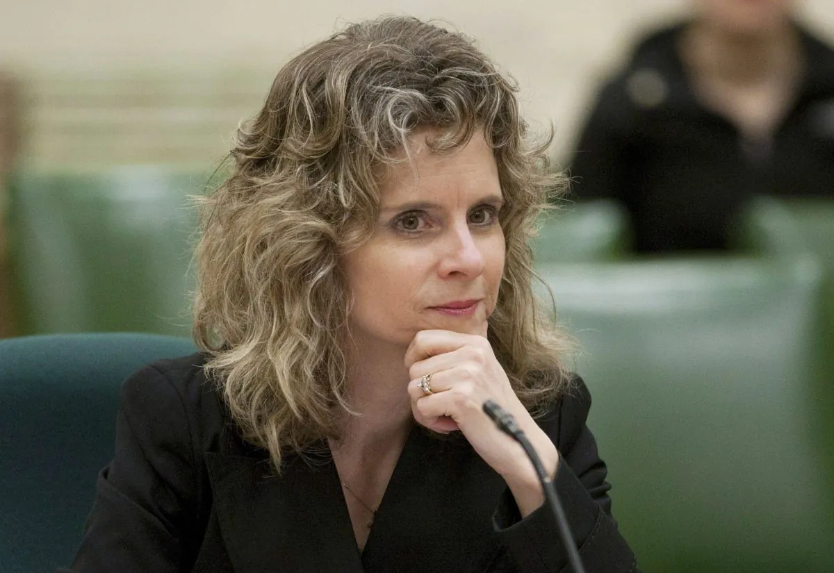 Lobbying commissioner Karen Shepherd appears at a Commons ethics committee on Parliament Hill, May 1, 2012. Shepherd’s new guidance on the section of the lobbyists' code of conduct that deals with gifts has startled the government relations world. (The Canadian Press/Adrian Wyld)