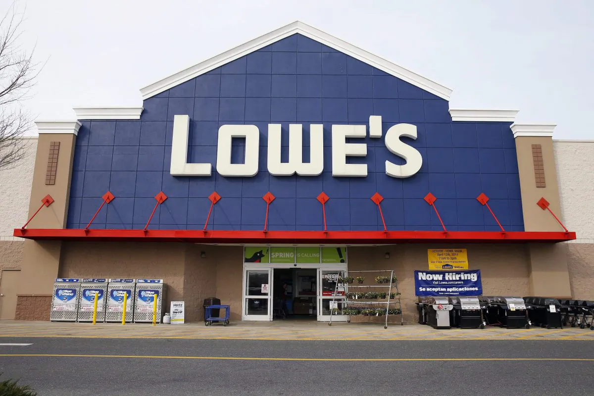A Lowe's store in Philadelphia in this file photo. The Lowe's home improvement chain is buying Quebec-based Rona Inc. in a deal valued at $3.2 billion. (The Canadian Press/AP/Matt Rourke)