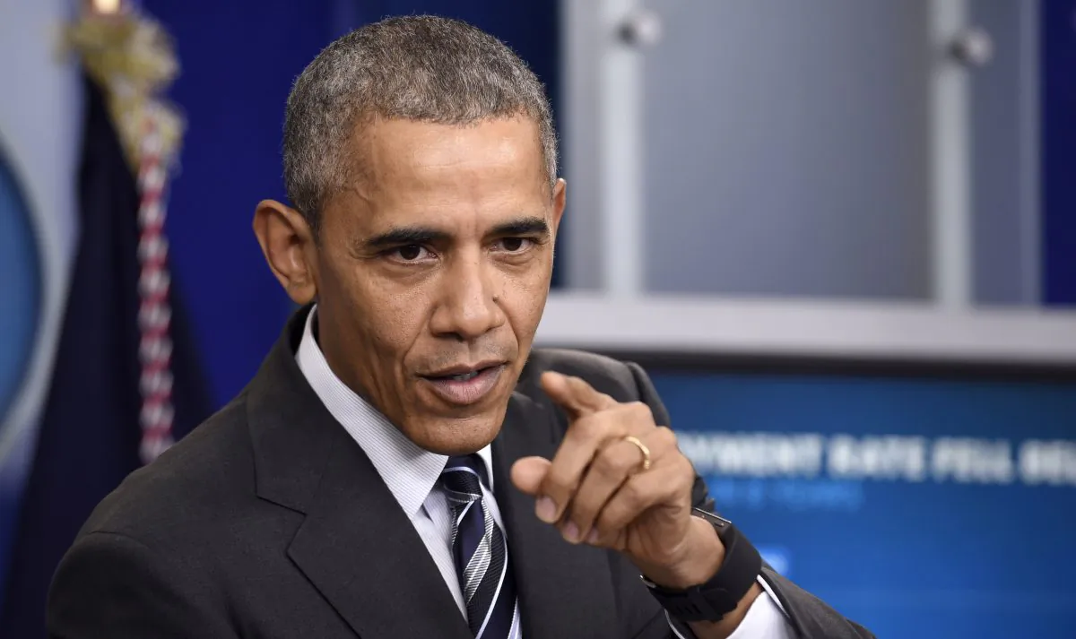 President Barack Obama speaks about the economy at a news conference in the Brady Press Briefing Room of the White House in Washington, D.C., on Feb. 5, 2016. (AP Photo/Susan Walsh)