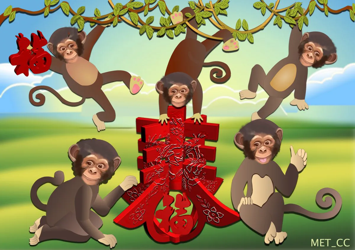 Happy and joyful Year of the Monkey! (Catherine Chang/Epoch Times)