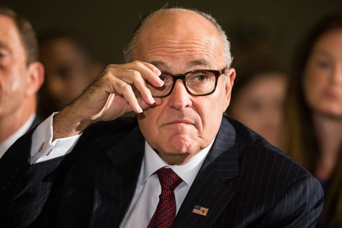President Donald Trump's lawyer and former Mayor of New York City Rudy Giuliani in a Sept. 8, 2015 file photo. (Andrew Burton/Getty Images)