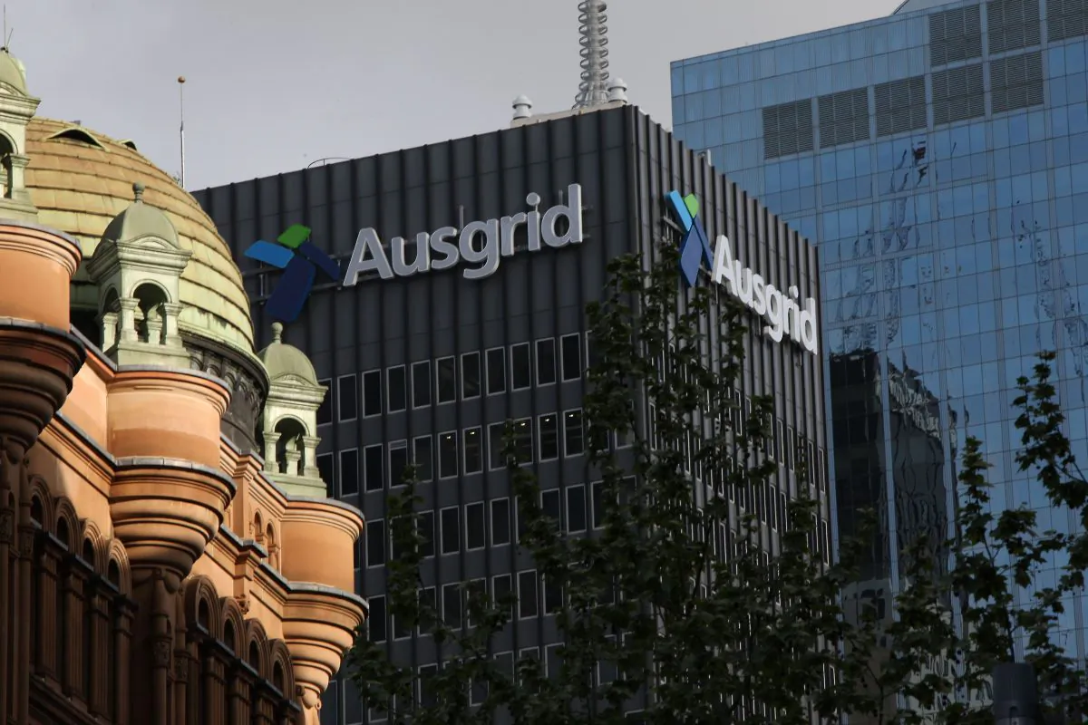 The Ausgrid building in Sydney on Sept 17, 2012. (AAP Image/April Fonti)