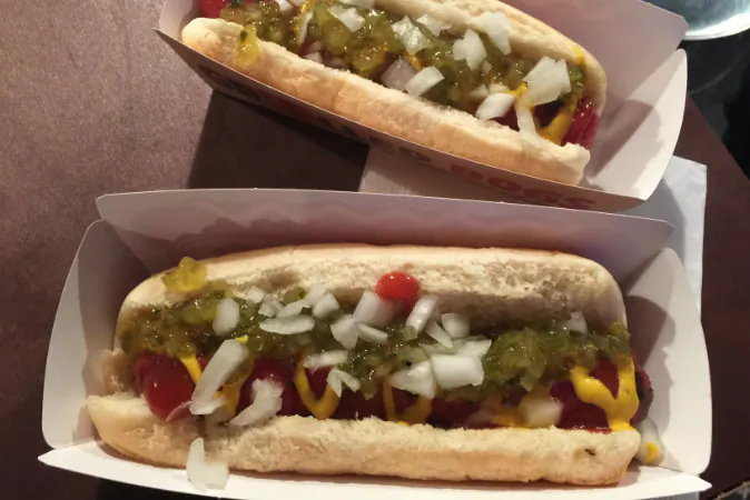 A Burger King "classic" hot dog at a media event to introduce the restaurant's new menu item, in New York on Feb. 9, 2016.