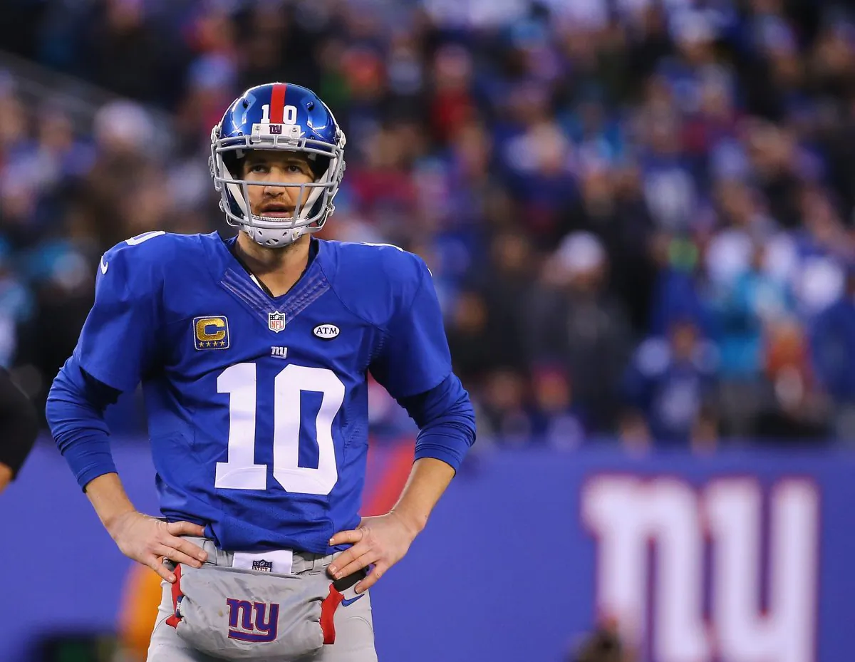 Eli Manning now has as many Super Bowls rings (2) as his brother Peyton does. (Al Bello/Getty Images)
