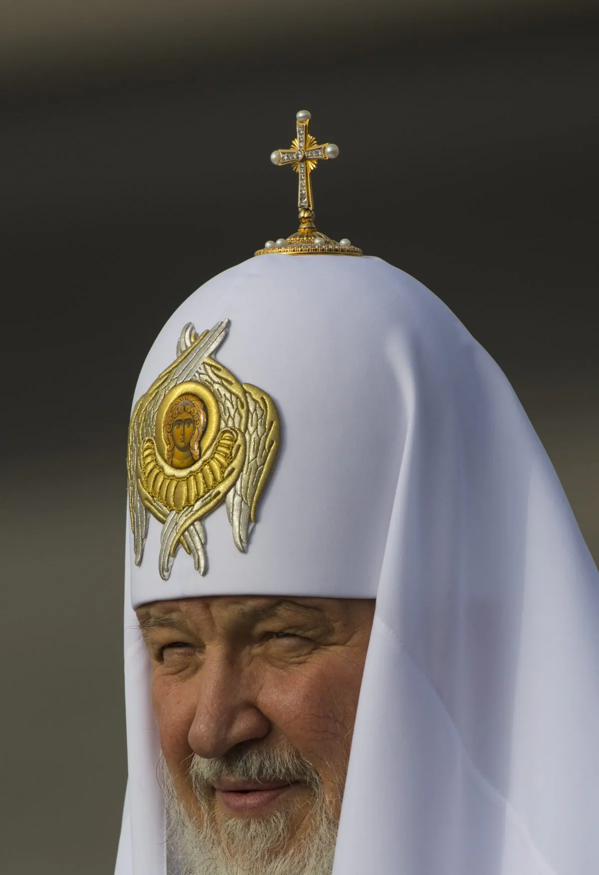 Russian Orthodox Patriarch Kirill arrives at the Jose Marti International airport in Havana, Cuba, Thursday, Feb. 11, 2016. Kirill is traveling through Latin America, visiting national leaders and the region's small Russian Orthodox communities. (AP Photo/Desmond Boylan)