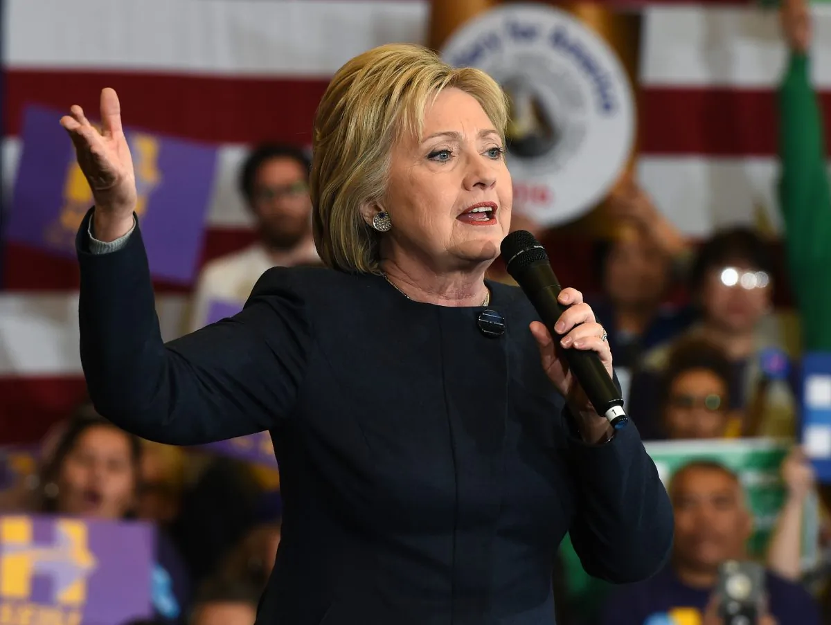 Democratic presidential candidate Hillary Clinton speaks during a get-out-the-caucus event on Feb. 13, 2016 in Henderson, Nevada. (Ethan Miller/Getty Images)