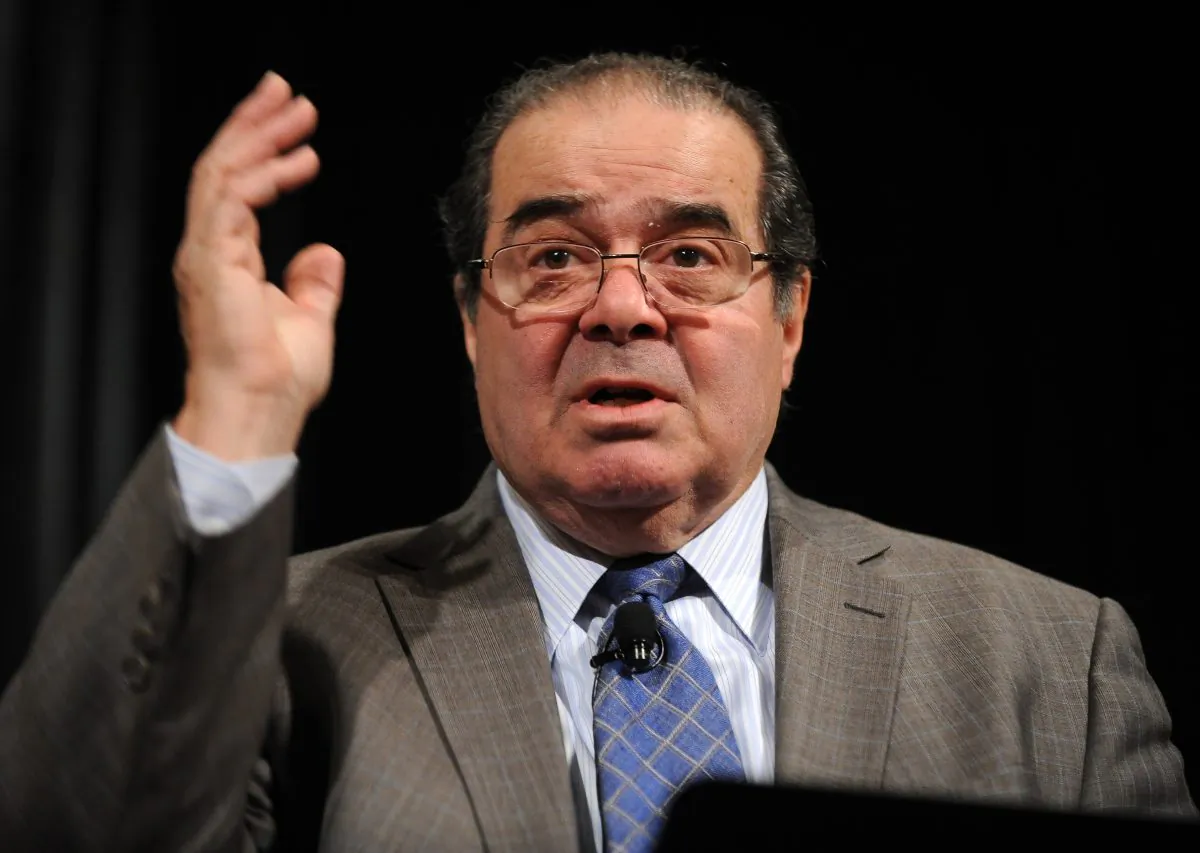 Supreme Court Justice Antonin Scalia at the American Bar Association (ABA) 59th annual "Antitrust Law Spring" meeting in Washington, D.C., on March 31, 2011. (Jewel Samad/AFP/Getty Images)