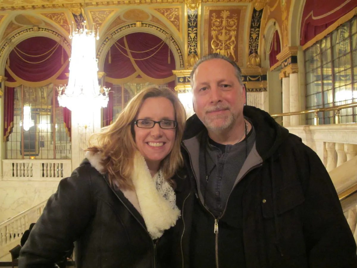 Micaela Orpheus and Joel White enjoyed the artistry of Shen Yun Performing Arts on Feb. 14. (Gary Du/Epoch Times)