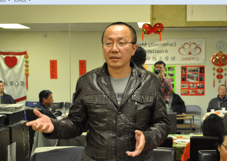 Li Jianfeng at the Canadian Core Value Guardian Conference on Feb. 14, 2016 in Vancouver. (Tang Feng/Epoch Times)