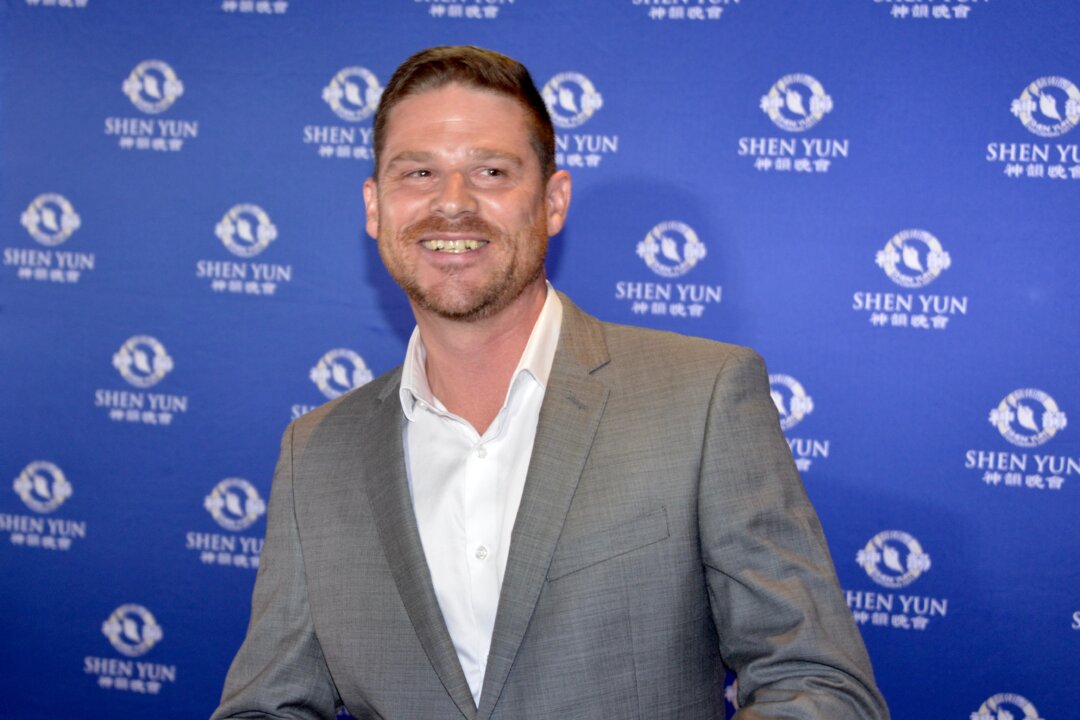David Montgomery enjoyed Shen Yun Performing Arts at the St. James Theatre on Feb. 16, 2016. (Courtesy of NTD Television)