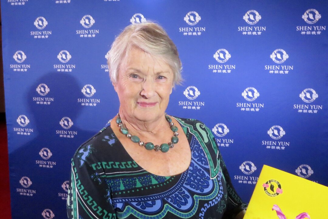 Mairwen Caines feeling strong after Shen Yun Performing Arts, at the Melbourne Arts Centre’s State Theatre, on Feb. 20, 2016. (Courtesy of NTD Television)