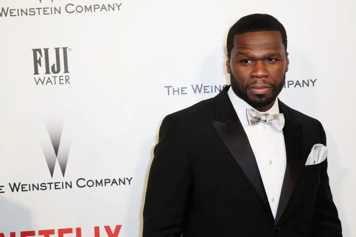 Rapper/actor Curtis "50 Cent" Jackson attends The Weinstein Company & Netflix's 2015 Golden Globes After Party presented by FIJI Water, Lexus, Laura Mercier and Marie Claire at The Beverly Hilton Hotel in Beverly Hills, Calif., on Jan. 11, 2015. (Ari Perilstein/Getty Images for FIJI Water)