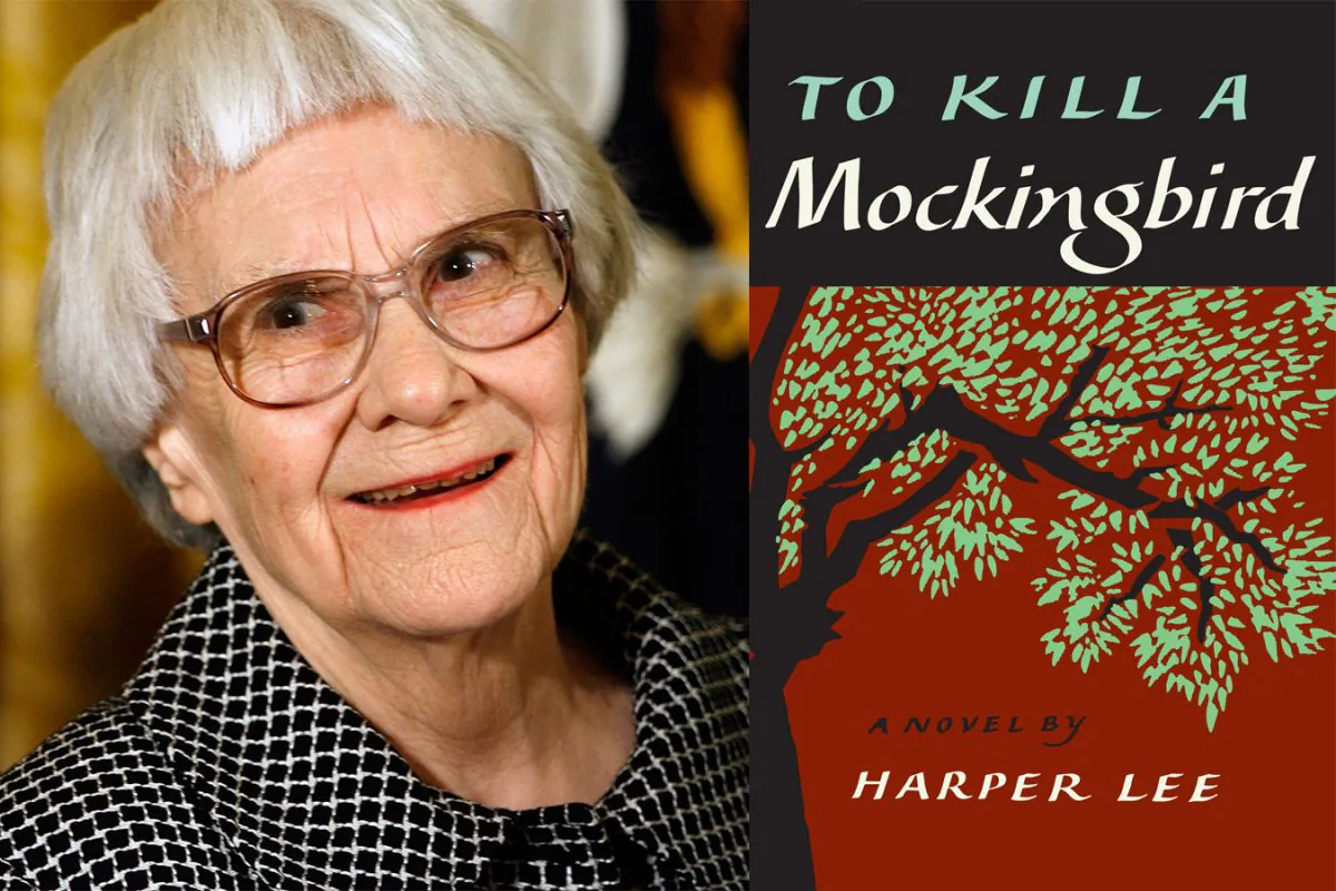 Pulitzer Prize-winning Alabama author Harper Lee smiles before receiving the 2007 Presidential Medal of Freedom in the East Room of the White House in Washington, D.C., on Nov. 5, 2007. The Medal of Freedom is given to those who have made remarkable contributions to the security or national interests of the United States, world peace, culture, or other private or public endeavors. (Chip Somodevilla/Getty Images) Cover of Lee's book "To Kill a Mockingbird," a follow-up to the classic book, "Go Set a Watchman." (AP Photo/Harper)