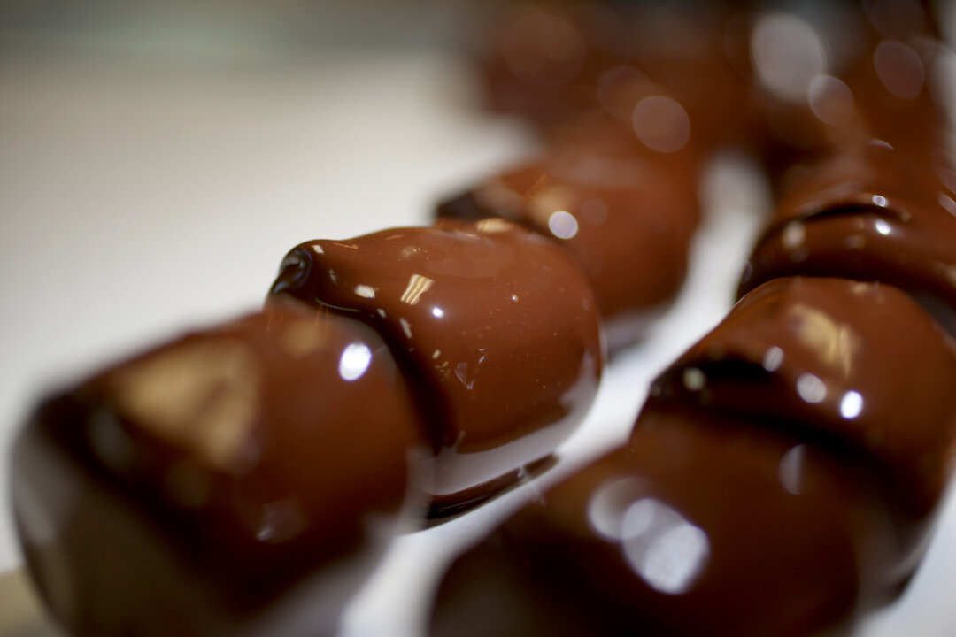 Chocolate is displayed at the Le Chocolatier fine chocolate store on October 14, 2013 in North Miami, Florida. Reports indicate that growing demand in emerging markets and bad weather in key cocoa producing countries is pushing up the cost of chocolate. (Joe Raedle/Getty Images)