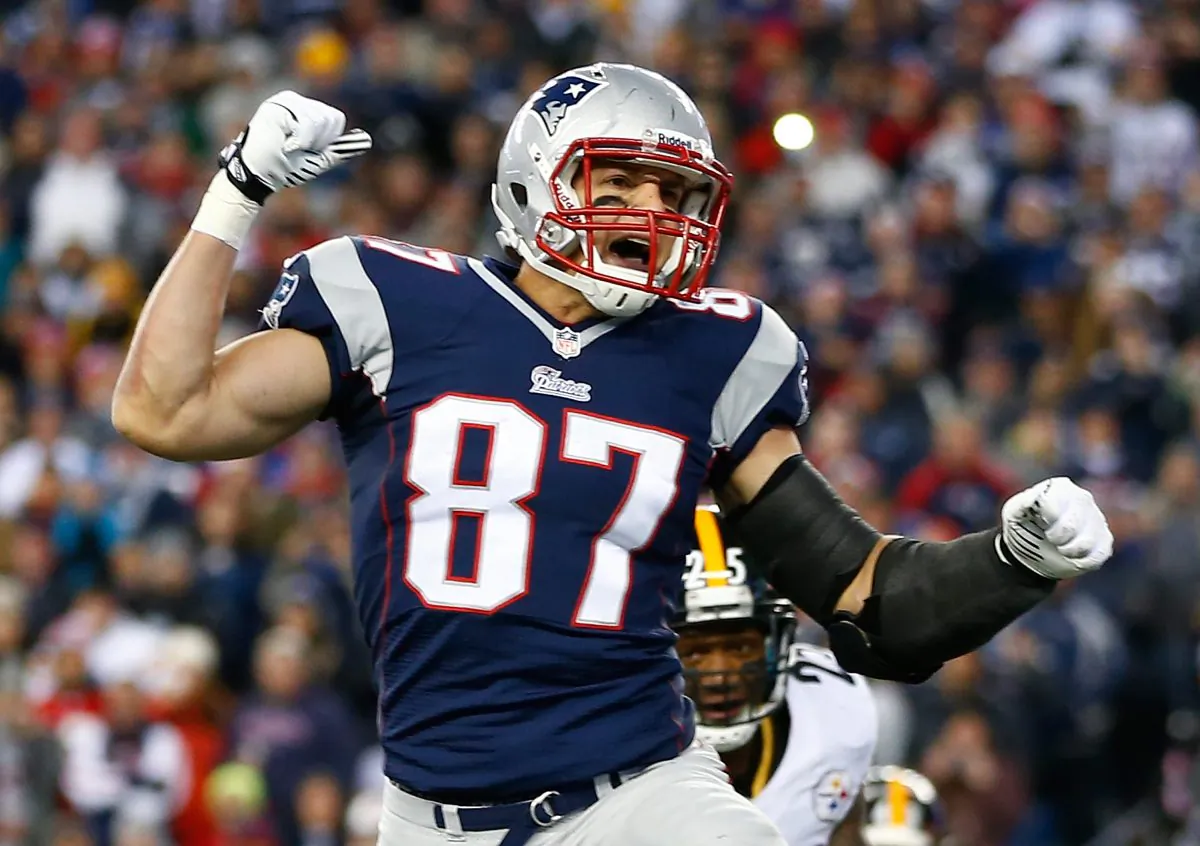 Tight end Rob Gronkowski has made four Pro Bowls with the New England Patriots. (Jared Wickerham/Getty Images) 