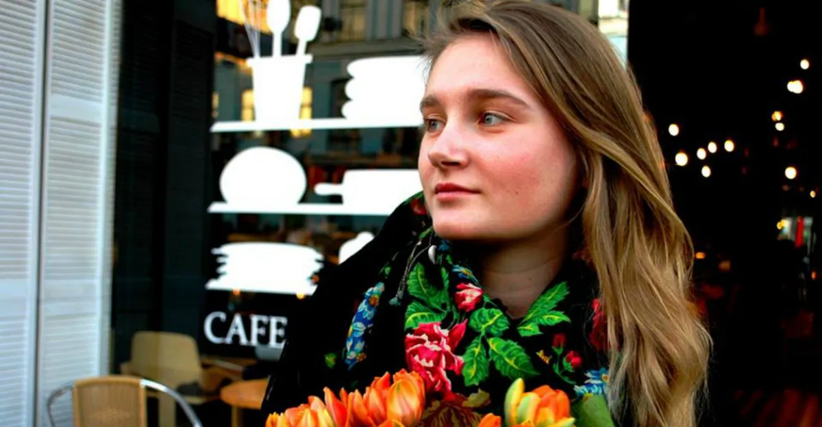 Ivona Kostyna, 19, first traveled to the Ukraine war’s front lines in September 2014. (Courtesy of Ivona Kostyna)