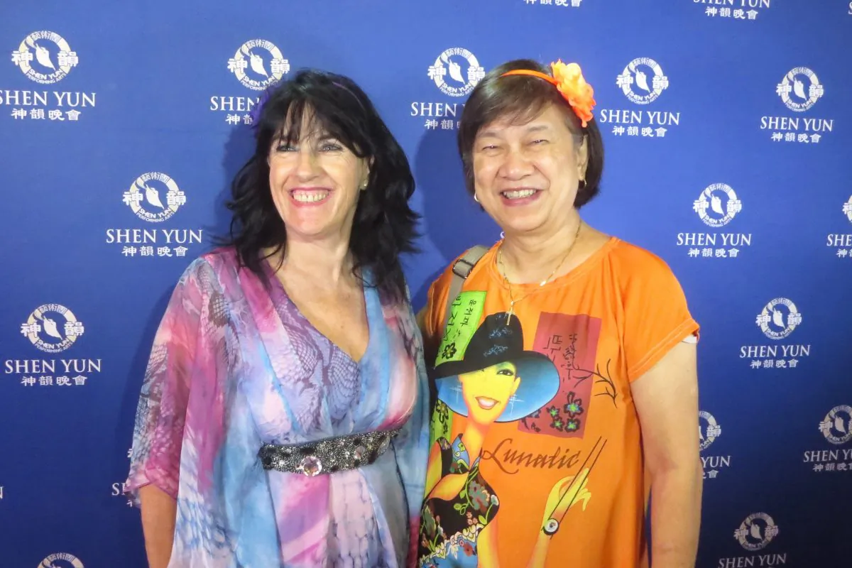Friends Christine Fitzsimmons and Particia Ngai entered a 'Divine Land' when they saw Shen Yun at Melbourne's State Theatre on Feb. 24, 2016. (Leigh Smith/Epoch Times)