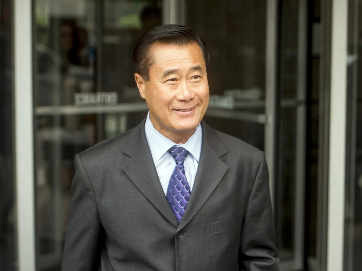 California state Sen. Leland Yee (D-San Francisco) leaves federal court in San Francisco on July 31, 2014. (AP Photo/Noah Berger)