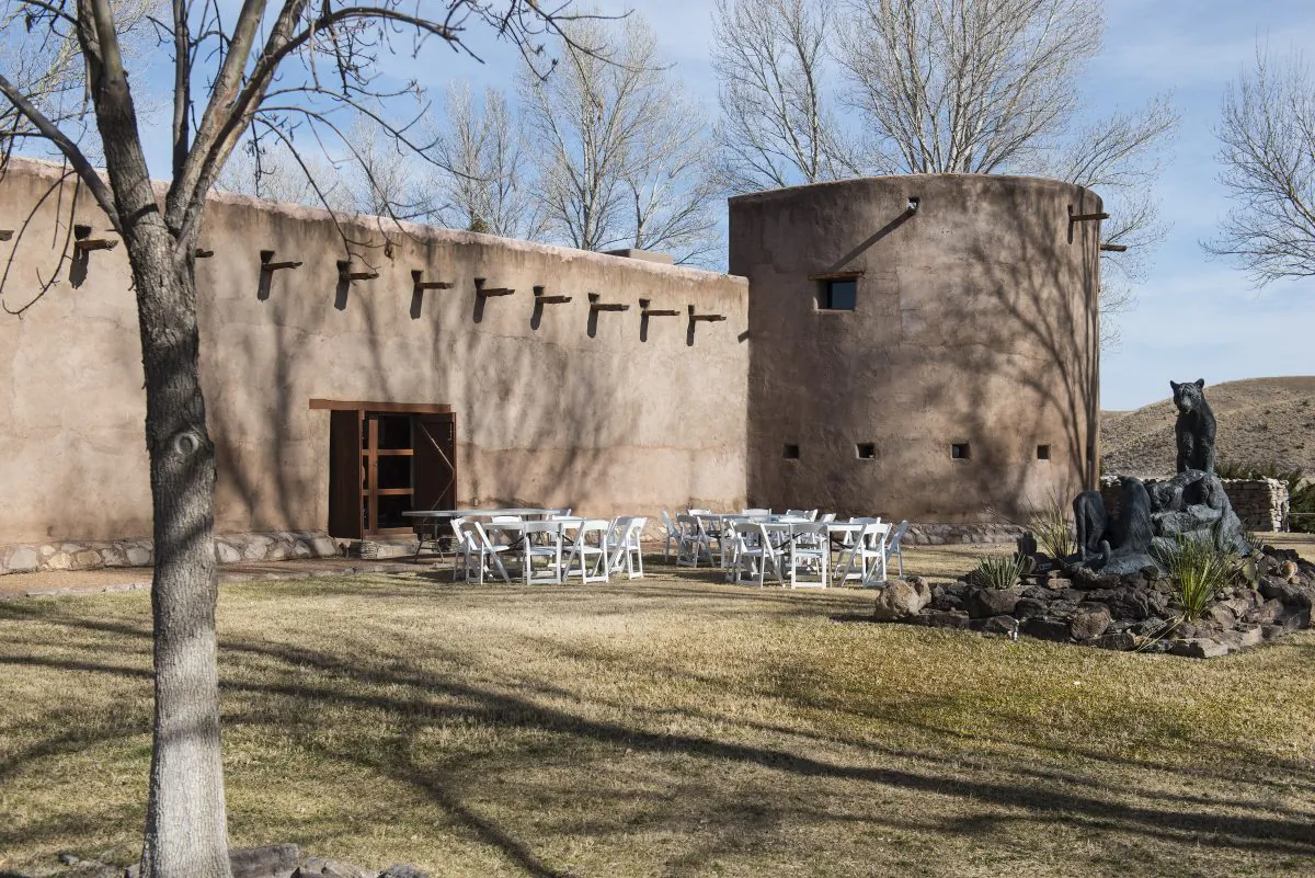 A portion of Cibolo Creek Ranch where Supreme Court Justice Antonin Scalia spent time the night before he was found dead in his room at the West Texas Resort ranch that stretches over 30,000 acres, February 14 , 2016 in Shafter, Texas. Justice Scalia was 79. ( Matthew Busch/Getty Images)