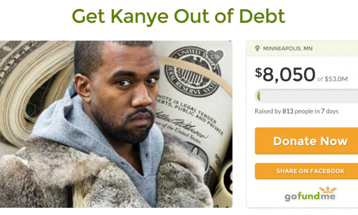 Fan Says Kanye West Has Refused Money From Gofundme Campaign