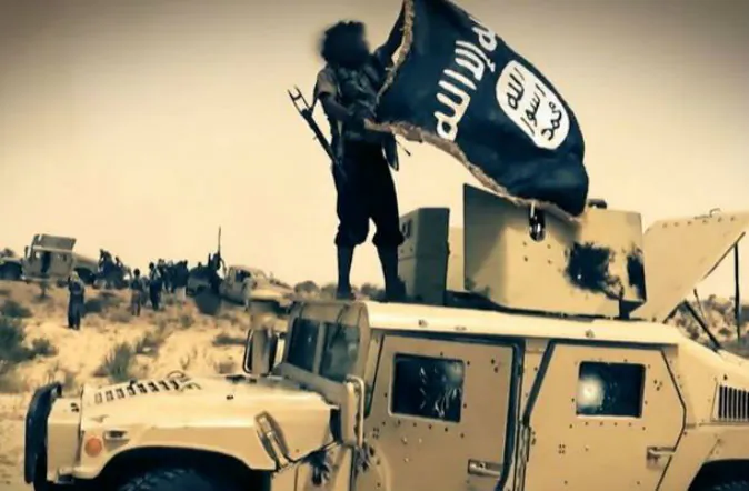An ISIS member in a propaganda shot released by the terrorist group. (ISIS)